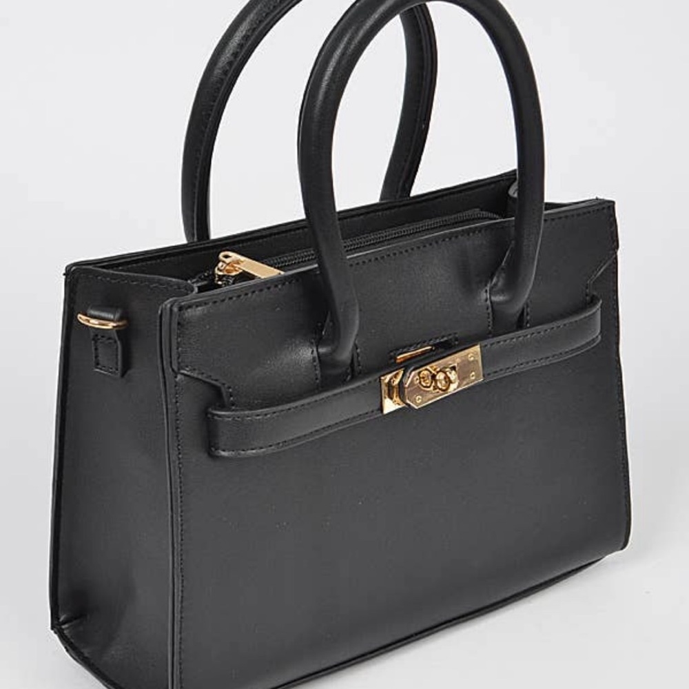 Double Handle Bag (Black)